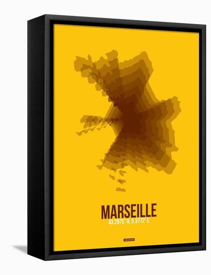 Marseille Radiant Map 3-NaxArt-Framed Stretched Canvas