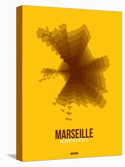 Marseille Radiant Map 3-NaxArt-Stretched Canvas