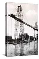 Marseille Transporter Bridge or Pont Transbordeur (C. 1940)-null-Stretched Canvas