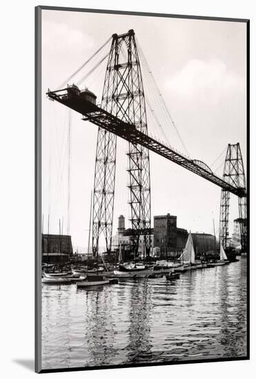 Marseille Transporter Bridge or Pont Transbordeur (C. 1940)-null-Mounted Photographic Print