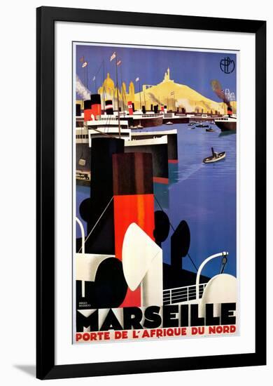 Marseille-Roger Broders-Framed Art Print