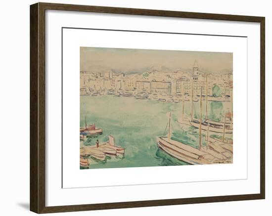 Marseille-Albert Marquet-Framed Premium Giclee Print