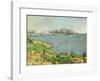 Marseilles Bay-Paul Cézanne-Framed Art Print