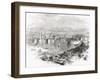 Marseilles, France in the 19th Century. from the National Encyclopaedia, Published C.1890-null-Framed Giclee Print