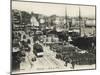 Marseilles, France, The Quayside with Wine Barrels Lined Up Ready for Export-null-Mounted Photographic Print