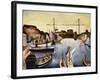 Marseilles Harbour-Christopher Wood-Framed Giclee Print