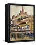 Marseilles-George Leslie Hunter-Framed Stretched Canvas