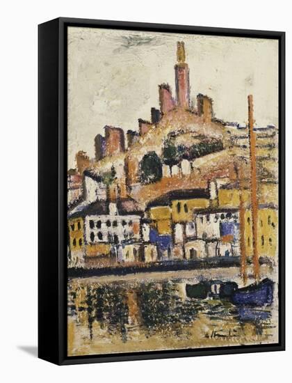 Marseilles-George Leslie Hunter-Framed Stretched Canvas