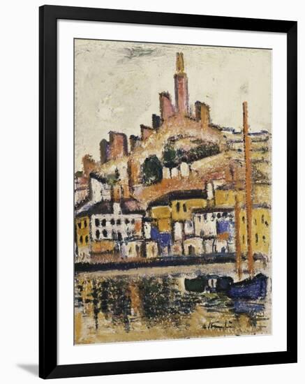 Marseilles-George Leslie Hunter-Framed Giclee Print