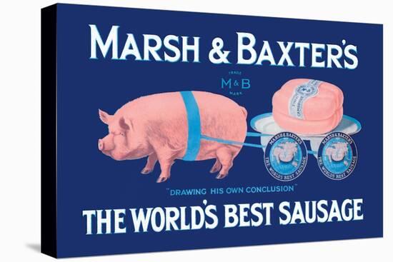 Marsh and Baxter's World's Best Sausage-Simon-Stretched Canvas