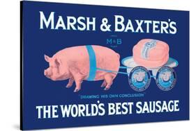 Marsh and Baxter's World's Best Sausage-Simon-Stretched Canvas