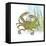 Marsh Crab-Robbin Rawlings-Framed Stretched Canvas