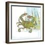 Marsh Crab-Robbin Rawlings-Framed Art Print