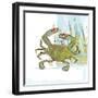 Marsh Crab-Robbin Rawlings-Framed Art Print