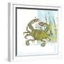 Marsh Crab-Robbin Rawlings-Framed Art Print