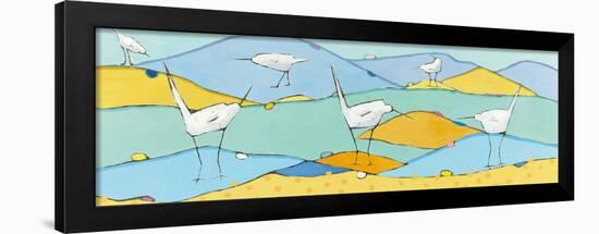 Marsh Egrets I-Phyllis Adams-Framed Art Print