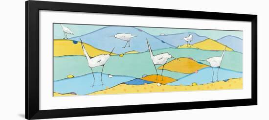 Marsh Egrets I-Phyllis Adams-Framed Art Print