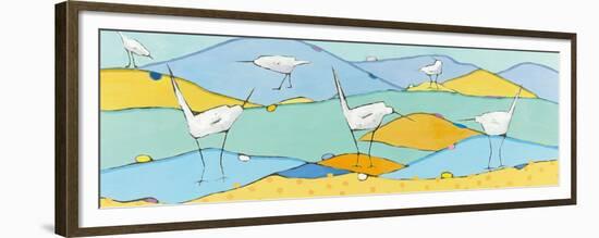 Marsh Egrets I-Phyllis Adams-Framed Premium Giclee Print