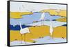 Marsh Egrets VI-Phyllis Adams-Framed Stretched Canvas