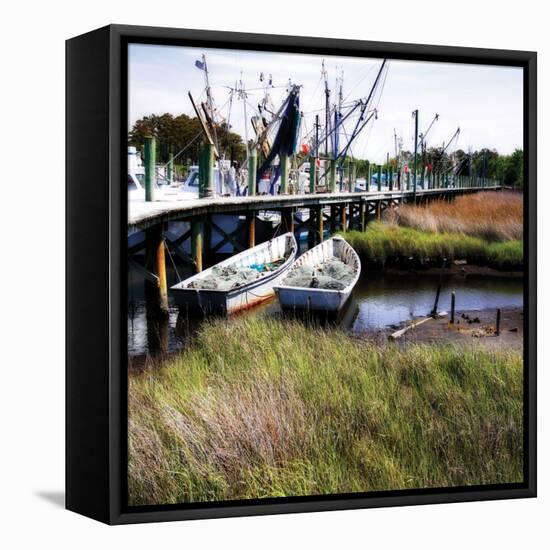 Marsh Harbor Square I-Alan Hausenflock-Framed Stretched Canvas