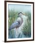 Marsh Heron I-Tim O'toole-Framed Art Print