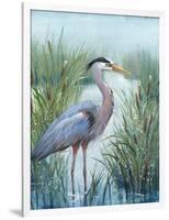 Marsh Heron I-Tim O'toole-Framed Art Print