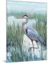 Marsh Heron II-Tim O'toole-Mounted Premium Giclee Print