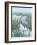 Marsh Heron II-Tim O'toole-Framed Art Print