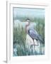 Marsh Heron II-Tim O'toole-Framed Art Print