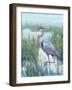 Marsh Heron II-Tim O'toole-Framed Art Print