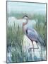 Marsh Heron II-Tim O'toole-Mounted Art Print