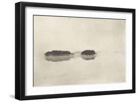 Marsh Leaves Pl 2 : the Lone Lagoon-Peter Henry Emerson-Framed Premium Giclee Print