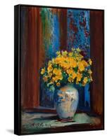 Marsh Marigolds, 1909 (Oil on Canvas)-Leon Wyczolkowski-Framed Stretched Canvas