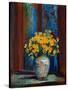 Marsh Marigolds, 1909 (Oil on Canvas)-Leon Wyczolkowski-Stretched Canvas