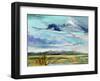 Marsh Skies-Carol Hallock-Framed Art Print