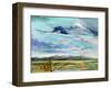 Marsh Skies-Carol Hallock-Framed Art Print