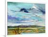 Marsh Skies-Carol Hallock-Framed Art Print