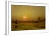 Marsh Sunset, Newburyport, Massachusetts, C. 1876-1882 (Oil on Canvas)-Martin Johnson Heade-Framed Giclee Print