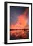 Marsh Sunset Reflections, Merced Wildlife Refuge-Vincent James-Framed Photographic Print