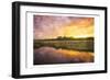 Marsh Sunset-Milli Villa-Framed Art Print