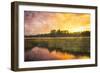 Marsh Sunset-Milli Villa-Framed Art Print