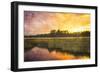 Marsh Sunset-Milli Villa-Framed Art Print