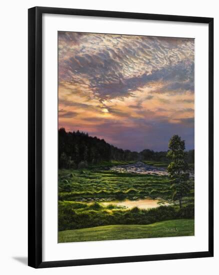 Marsh Sunset-Bruce Dumas-Framed Giclee Print