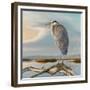 Marsh Watch - Great Blue Heron-Richard Clifton-Framed Art Print