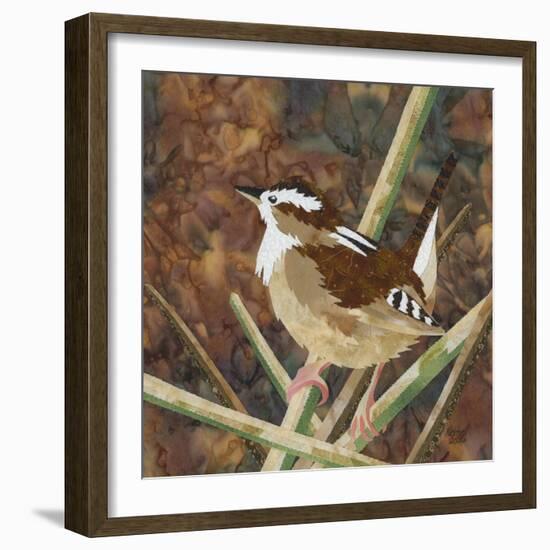 Marsh Wren-Kestrel Michaud-Framed Giclee Print