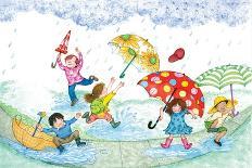 Umbrella Dance - Turtle-Marsha Winborn-Giclee Print
