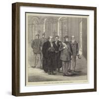 Marshal Bazaine Going to His Trial at the Grand Trianon, Versailles-null-Framed Giclee Print