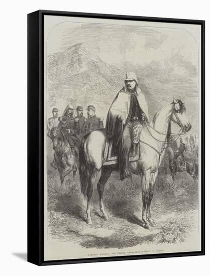 Marshal Bazaine, the French Commander-In-Chief in Mexico-null-Framed Stretched Canvas