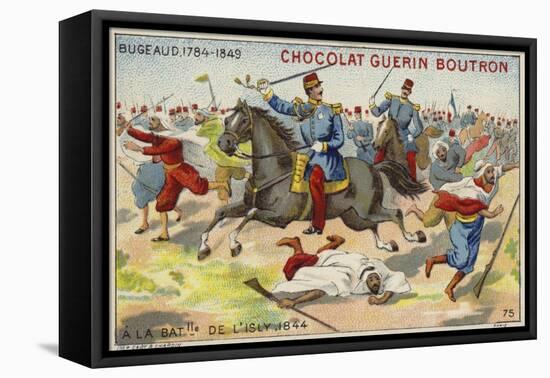 Marshal Bugeaud at the Battle of Isly, 1844-null-Framed Stretched Canvas