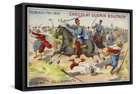 Marshal Bugeaud at the Battle of Isly, 1844-null-Framed Stretched Canvas